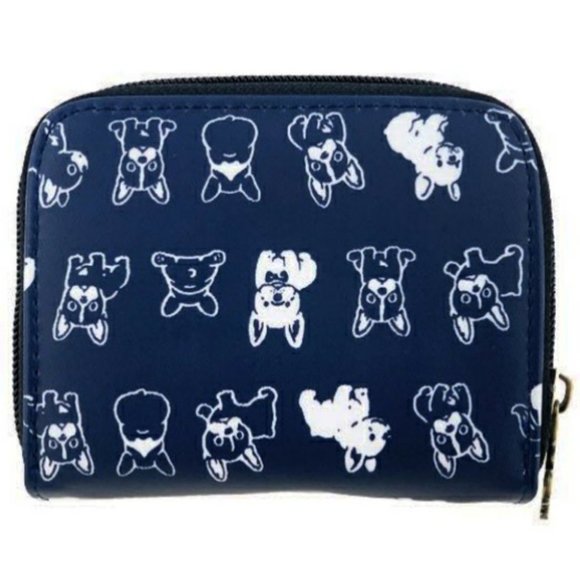 Waterproof Frenchie Snap Fold Short Wallet Coin Purse - Picture 3 of 14
